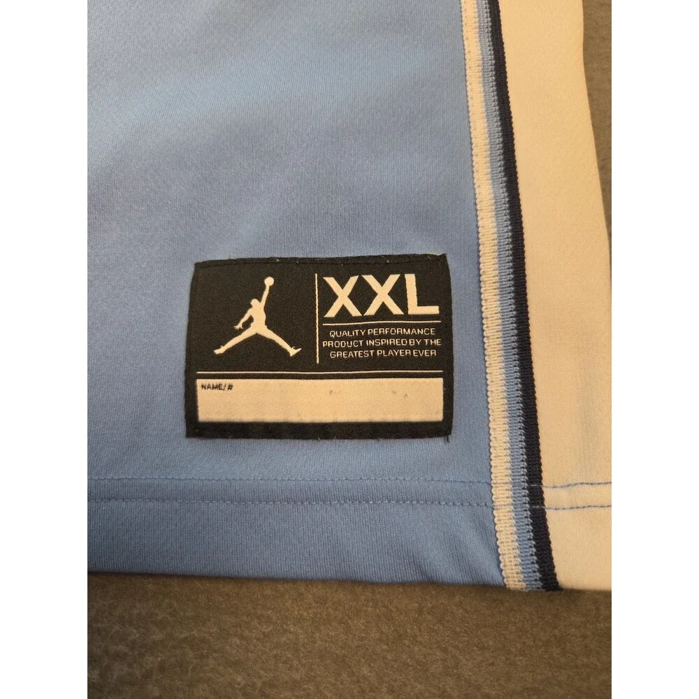 Vintage 2008 Jordan Brand UNC Tar Heels Aerographic Basketball Jersey #5 XXL